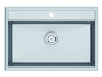 Кухонная мойка Paulmark STEPIA 80 PM117551-GRM 75х50 цвет серый